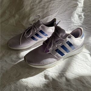 Adidas QT Racer in Lavender and Navy Blue 
Women’s 8.5
